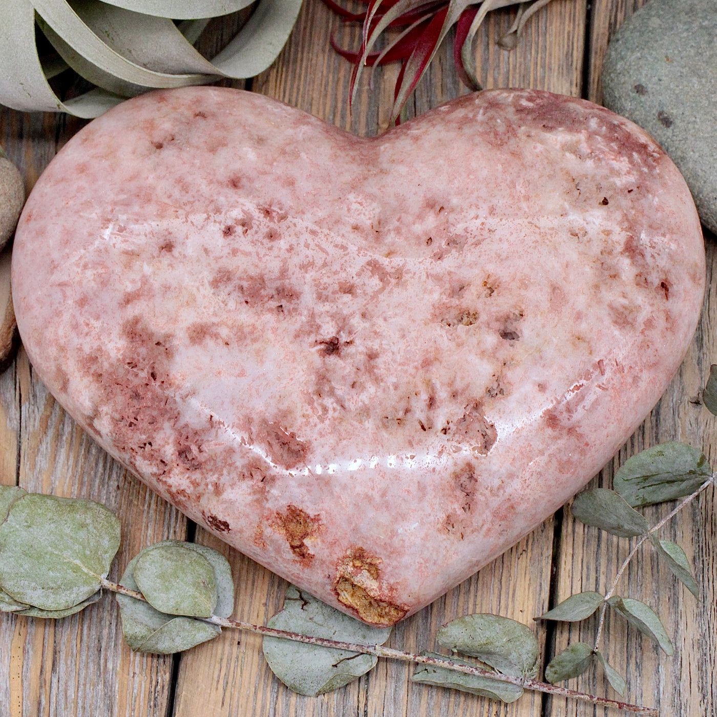 Pink Amethyst Heart