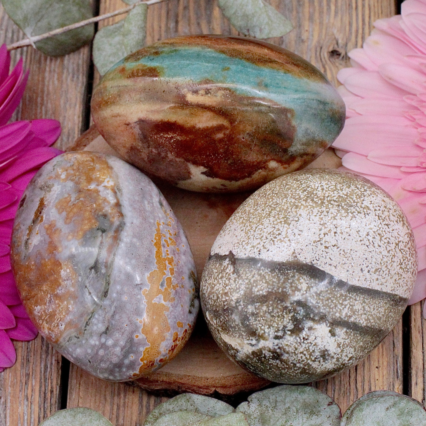 Ocean Jasper Palm Stone