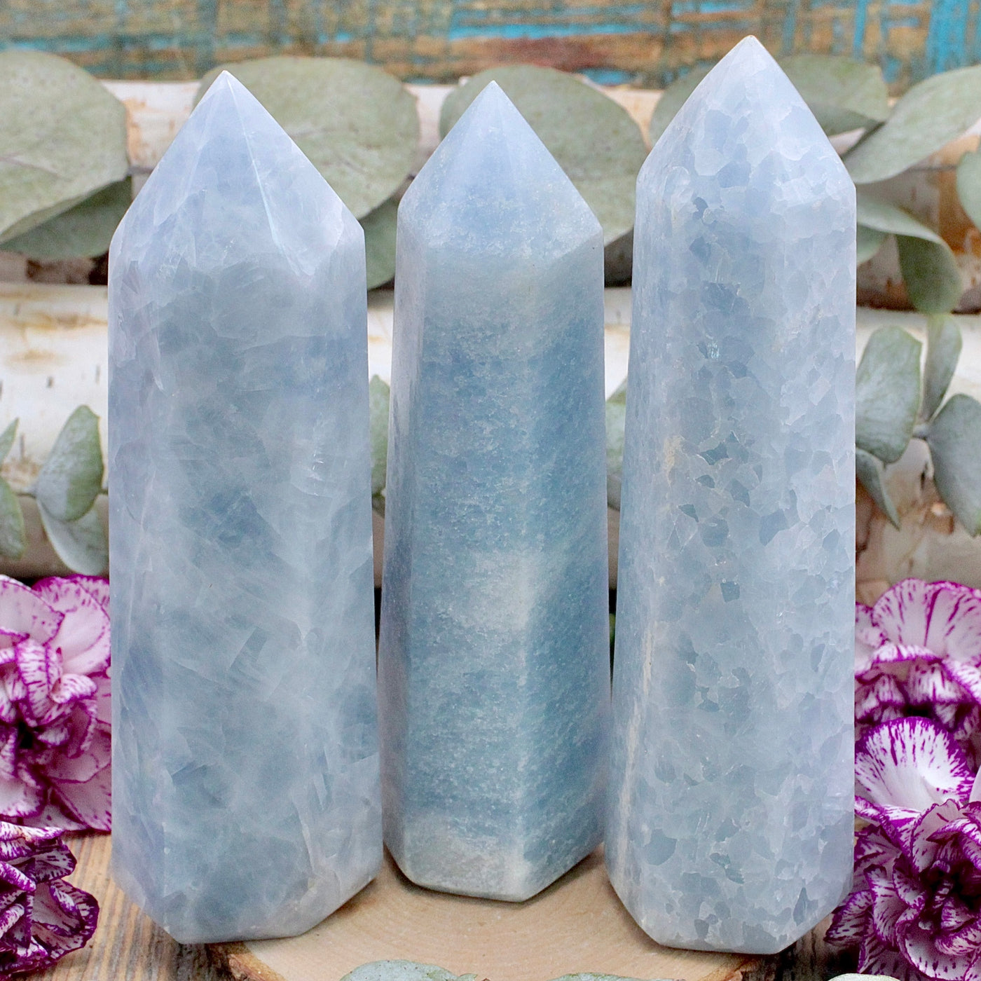 Blue Calcite Tower A