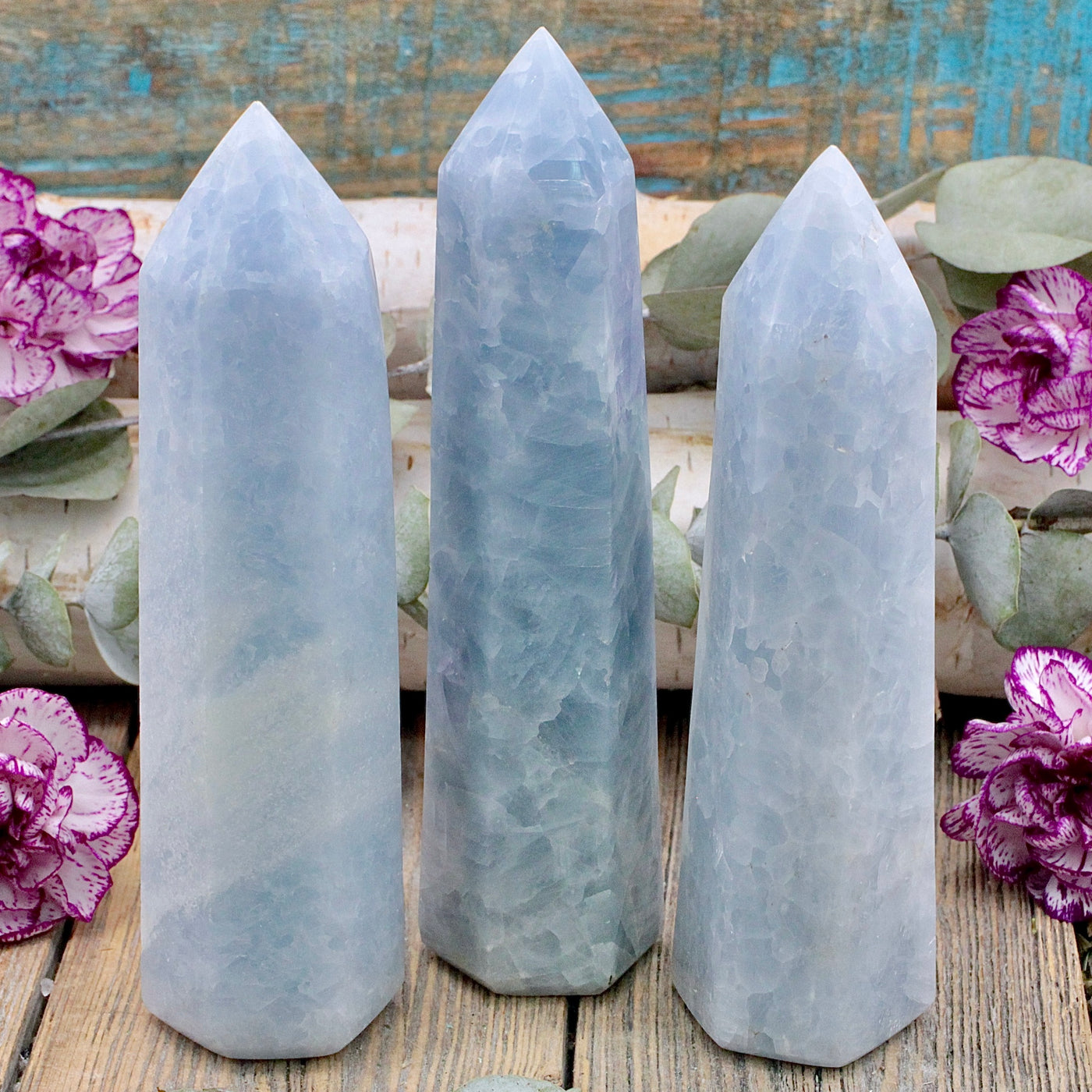 Blue Calcite Tower B