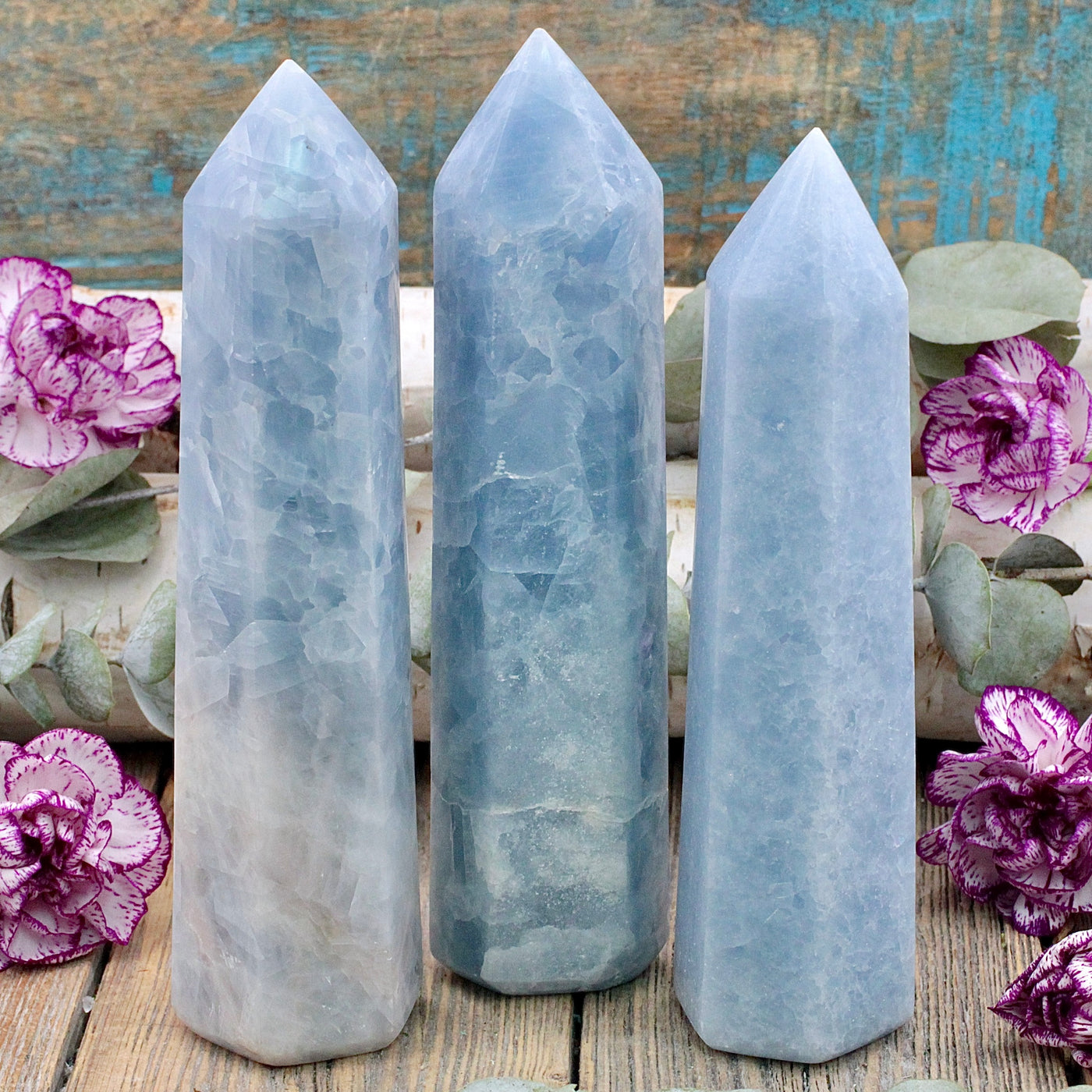 Blue Calcite Tower C
