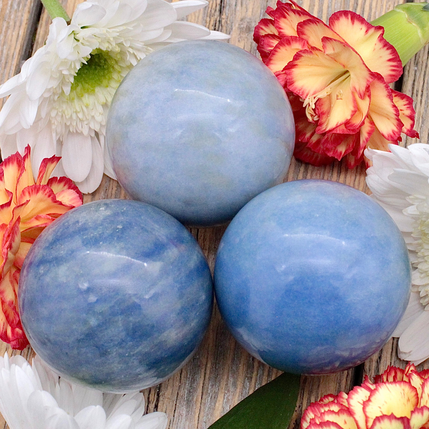 Blue Quartz Sphere