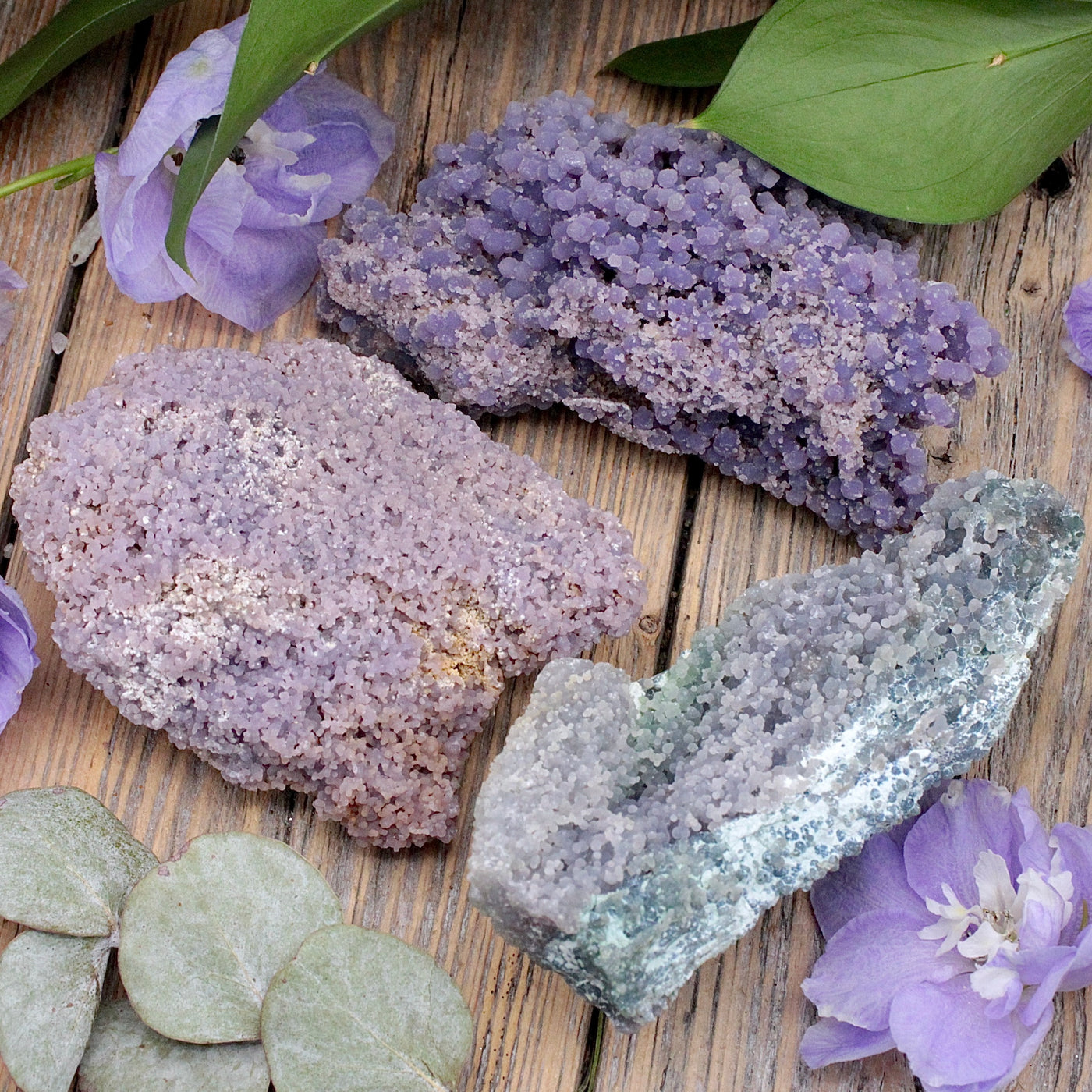 Grape Agate Cluster A