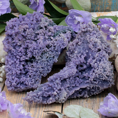 Grape Agate Cluster G