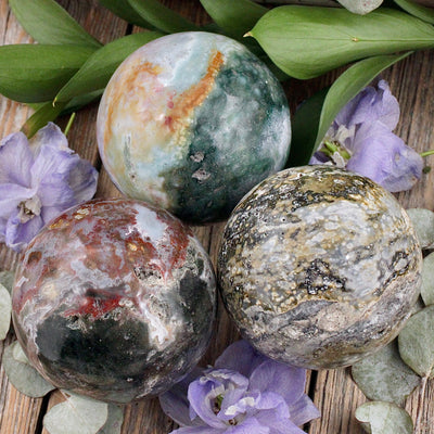Ocean Jasper Sphere B