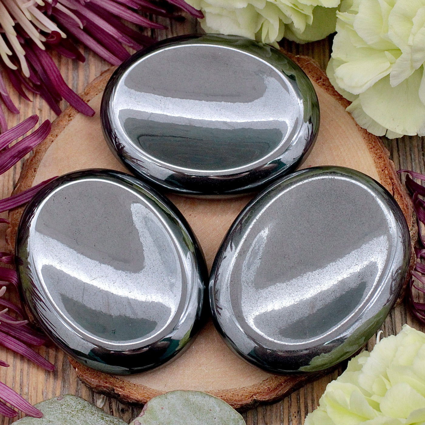 Hematite Worry Stone