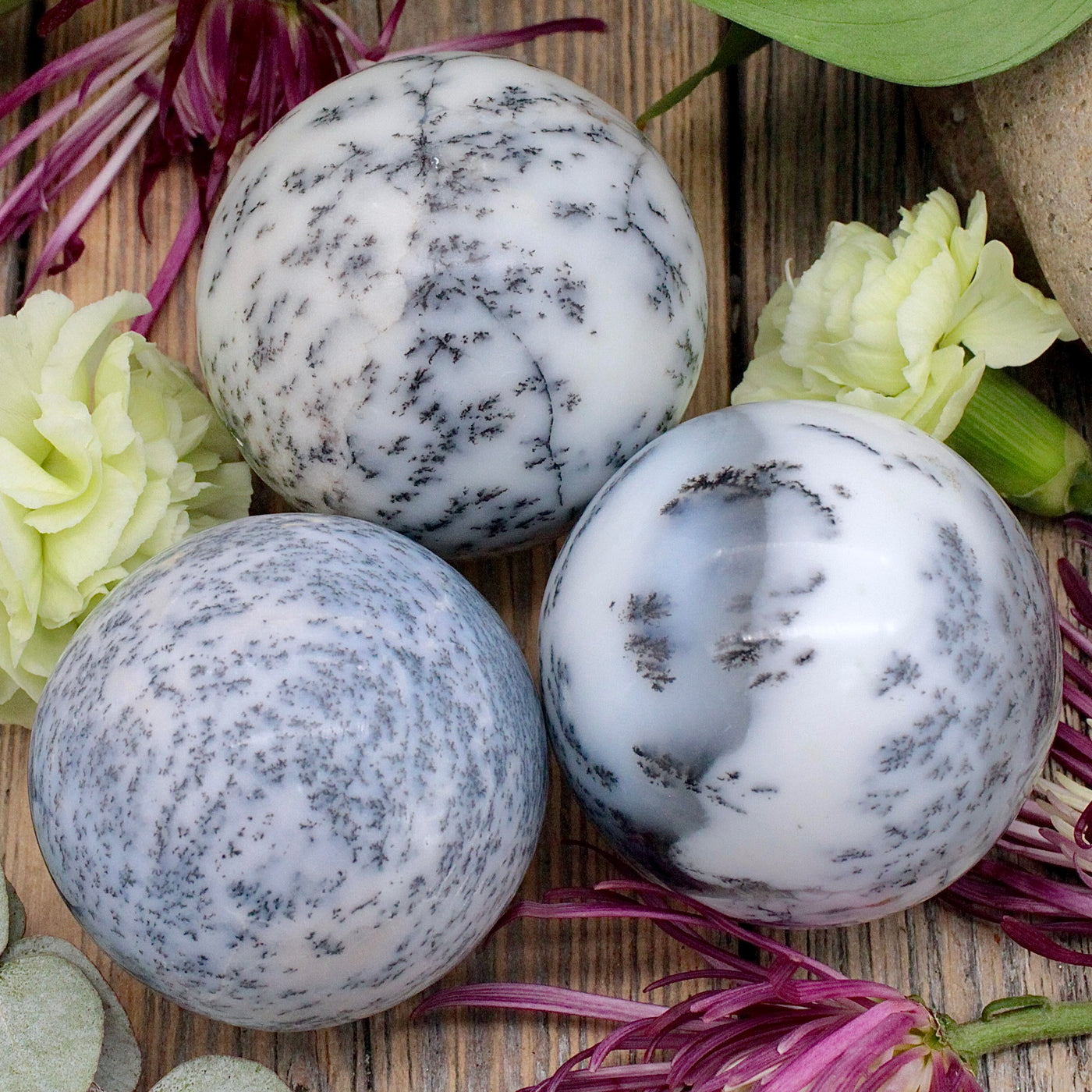Dendritic Agate Sphere