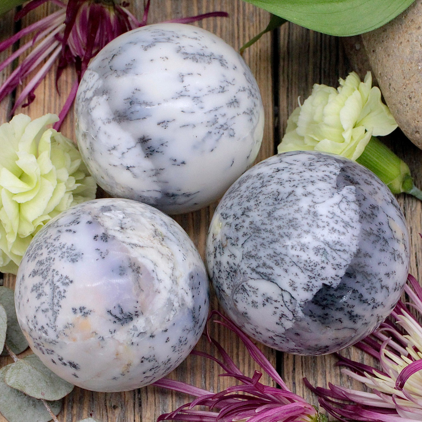 Dendritic Agate Sphere