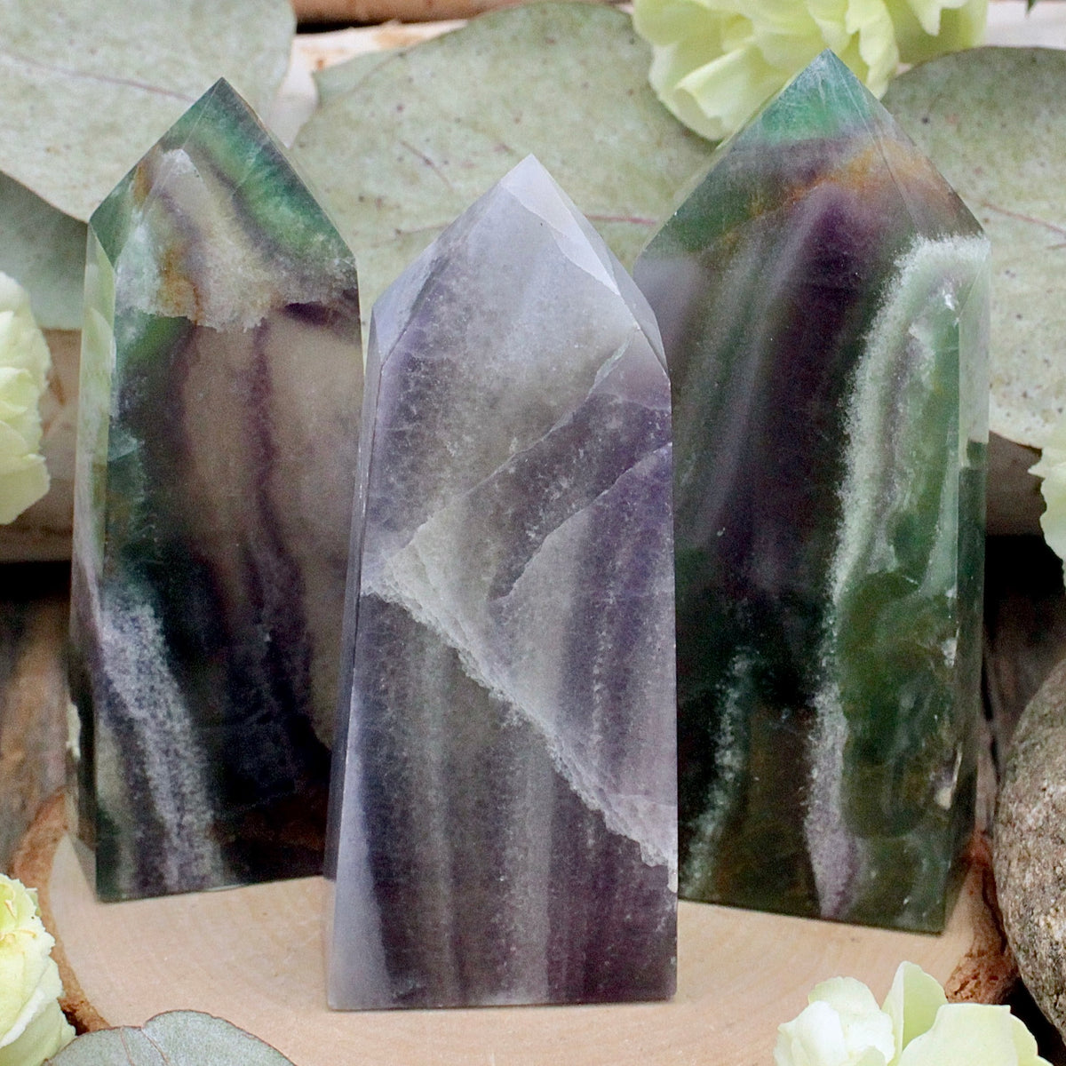 Hippie Fluorite Obelisk