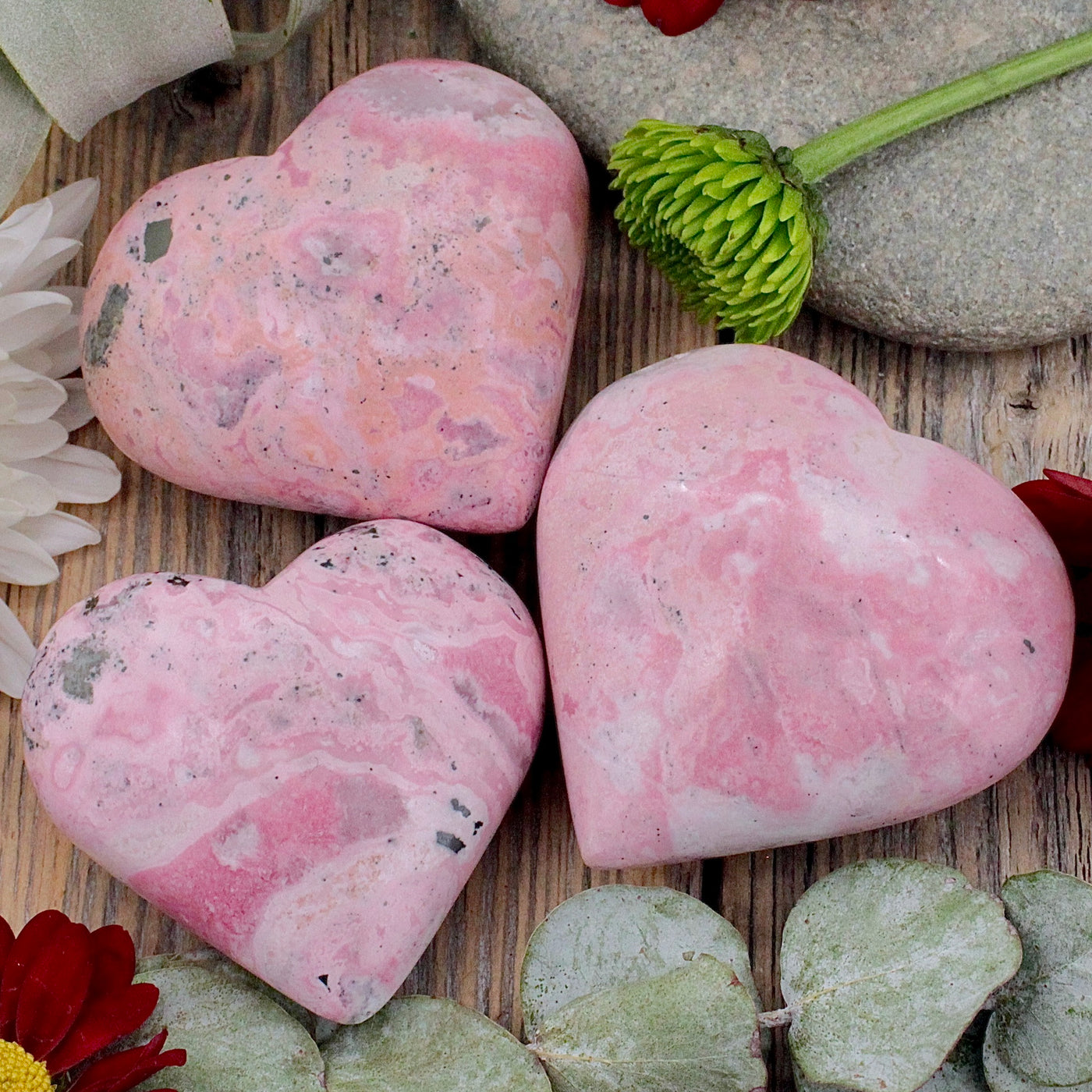 Rhodonite Heart