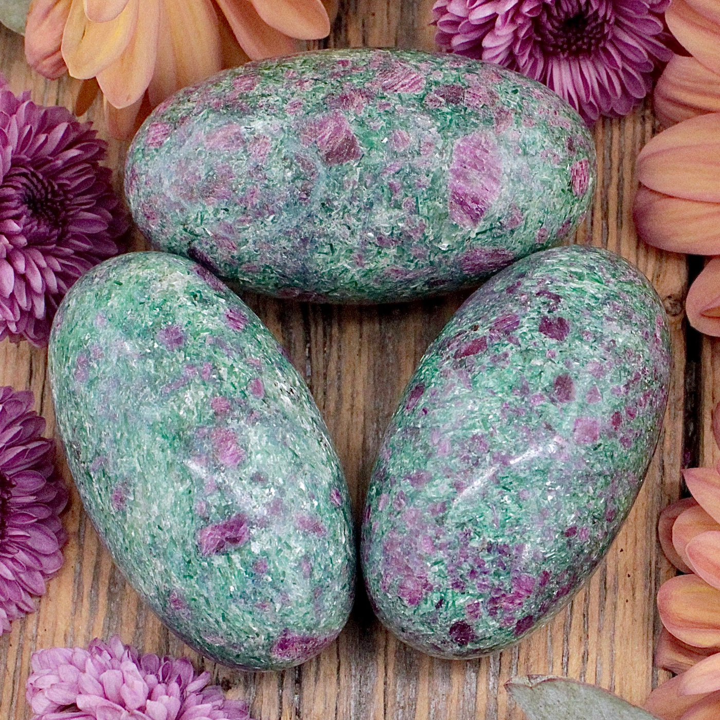 Ruby in Fuchsite Lingam