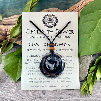 Coat of Armor Circles of Power Necklace card