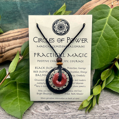 Practical Magic Circles of Power Necklace card