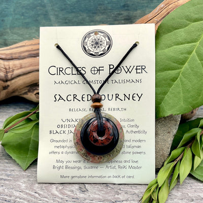 Sacred Journey Circles of Power Necklace card