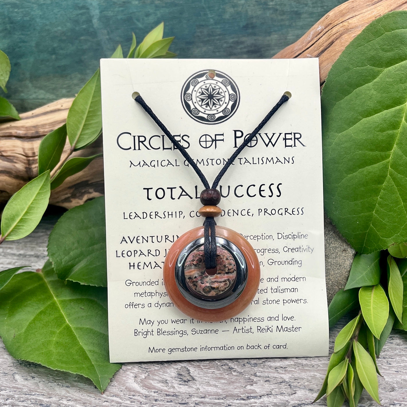 Total Success Circles of Power Necklace card