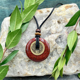 Personal Power Red Jasper Necklace - Sacred Earth Amulet