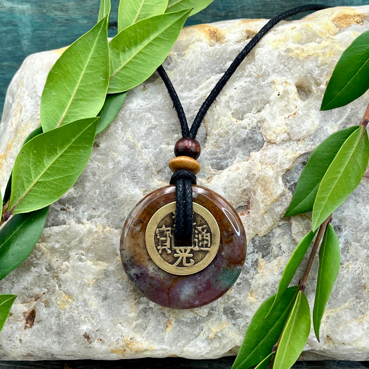 Blessings Fancy Jasper Necklace - Sacred Earth Amulet