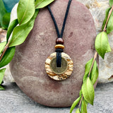 Ancient Wisdom Picture Jasper Necklace - Sacred Earth Amulet