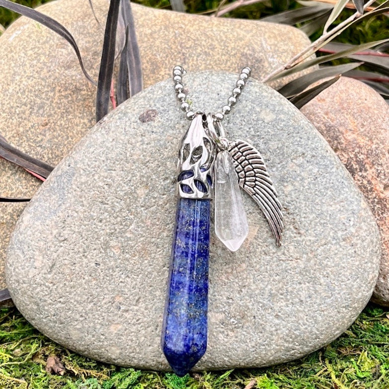 Lapis Guardian Stone Necklace Large