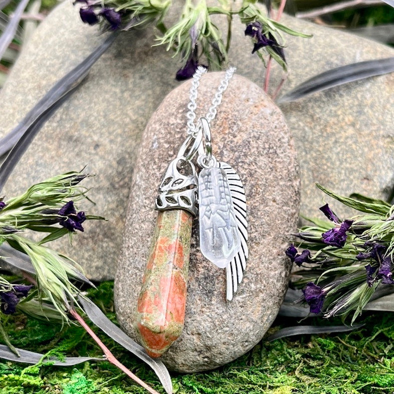 Unakite Guardian stone Necklace