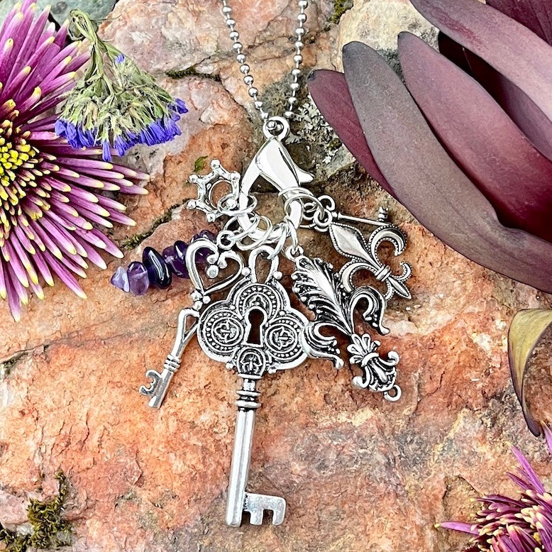 Keys to The Queendom Charmed Life Necklace