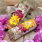 Sage Bundle with Calendula Flower - Smoke Cleanse