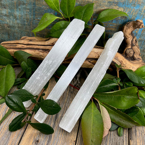 Selenite wands