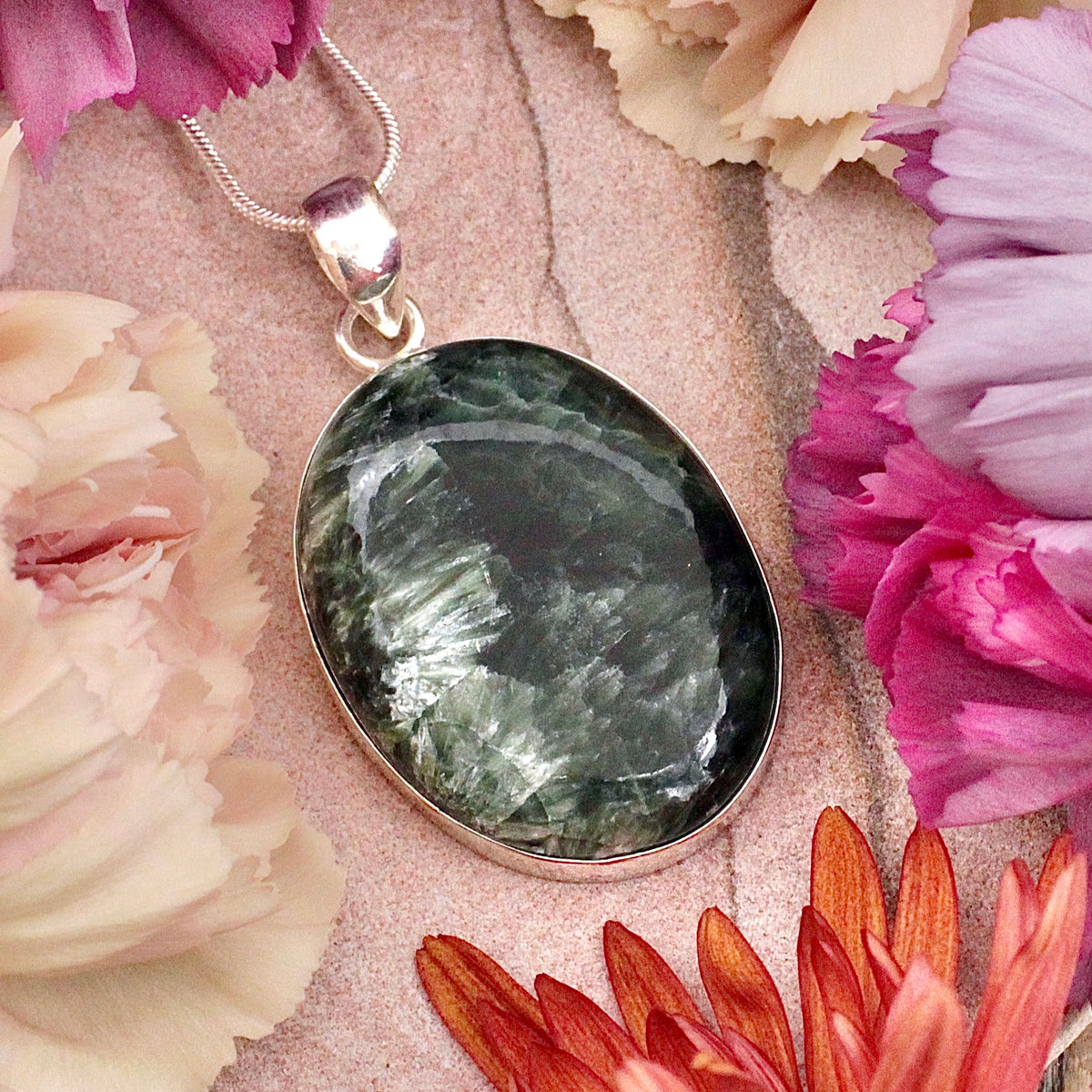 Seraphinite Pendant A