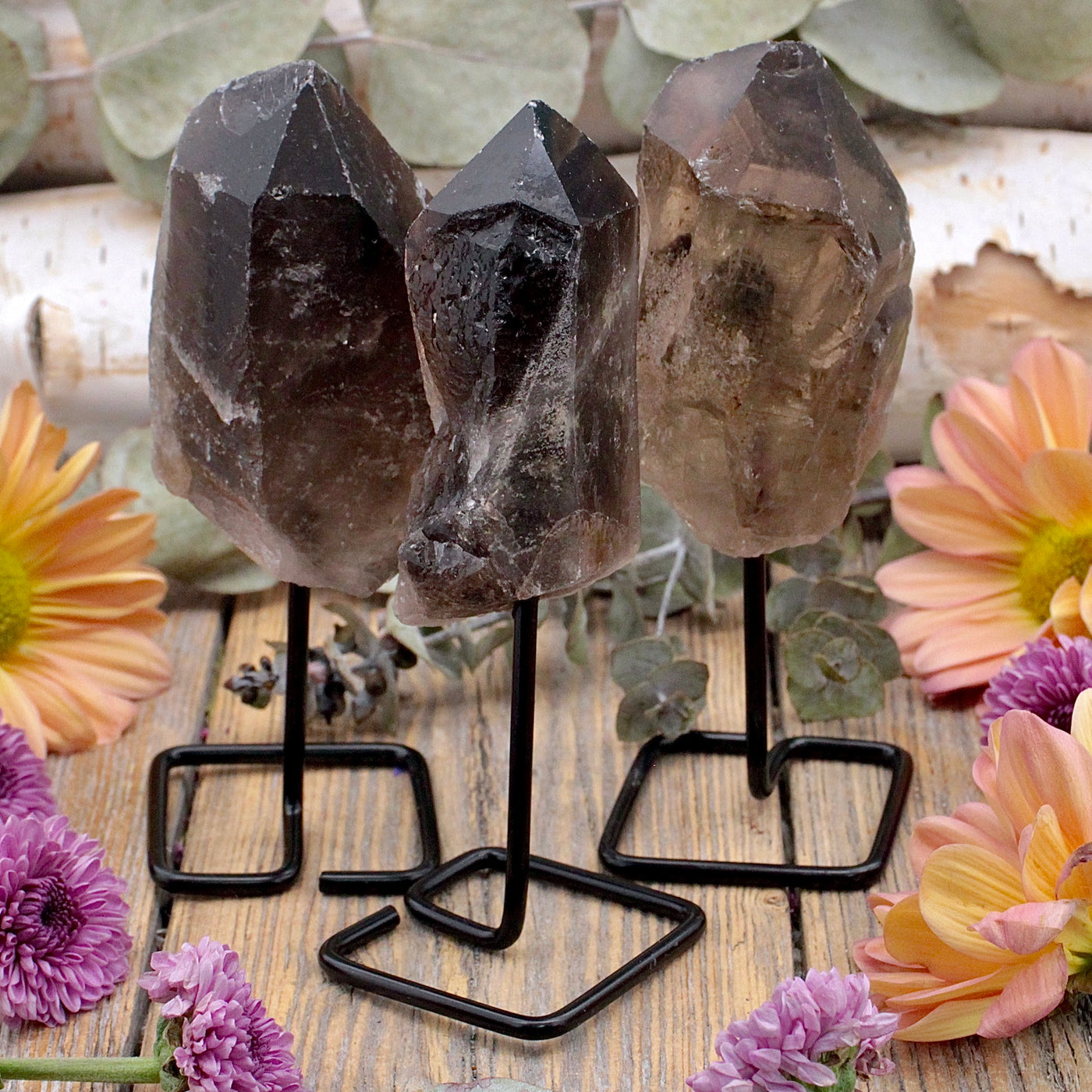 Smoky Quartz Mini Pin