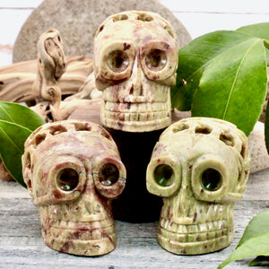 Soapstone skulls