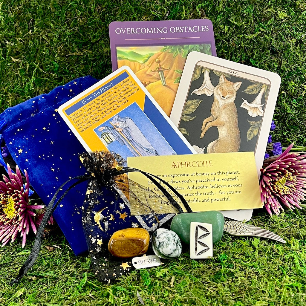 Stones and Bones Divination Blind Bag