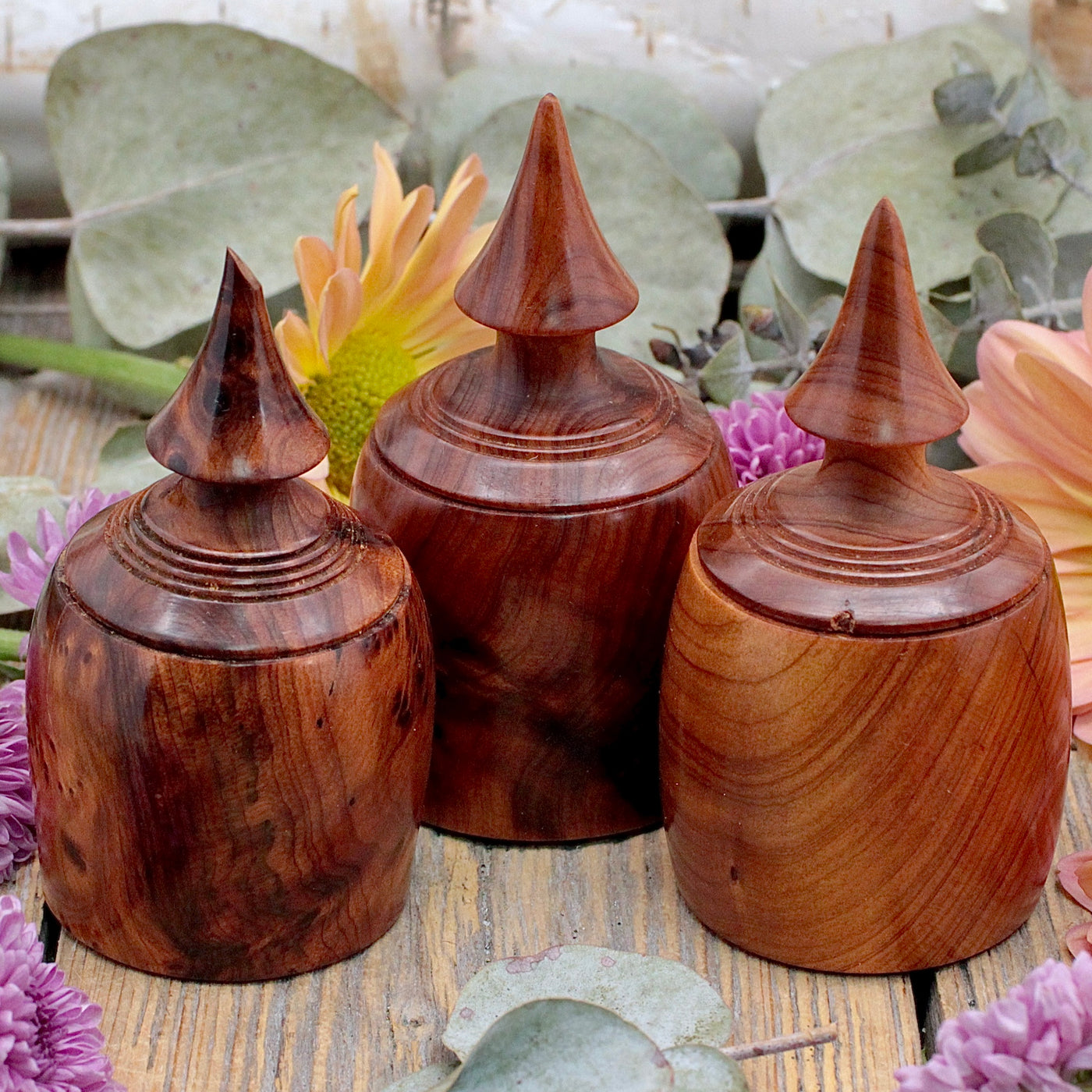 Thuya Wooden Jar