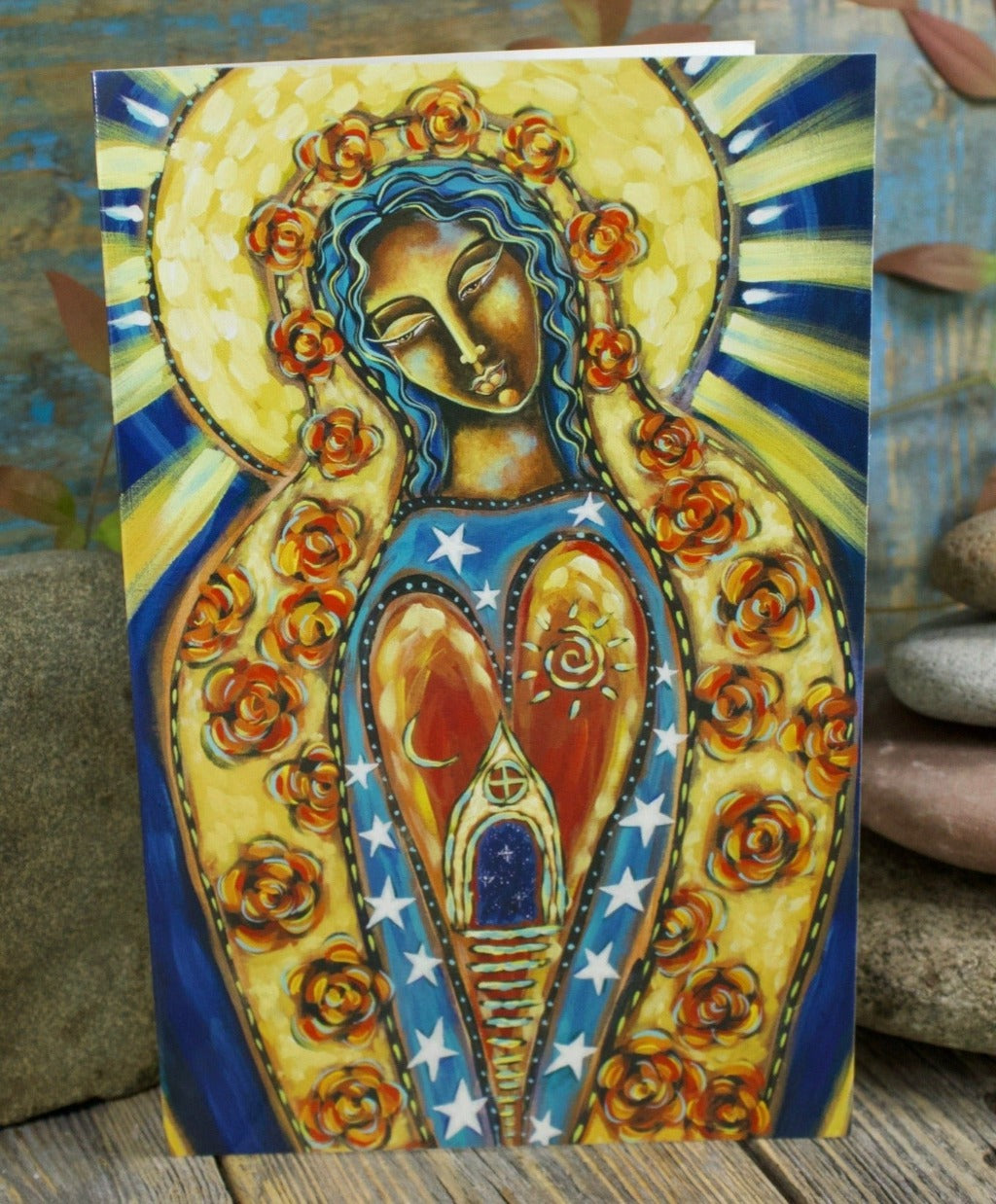 Our Lady of Love - Blank Greeting Card