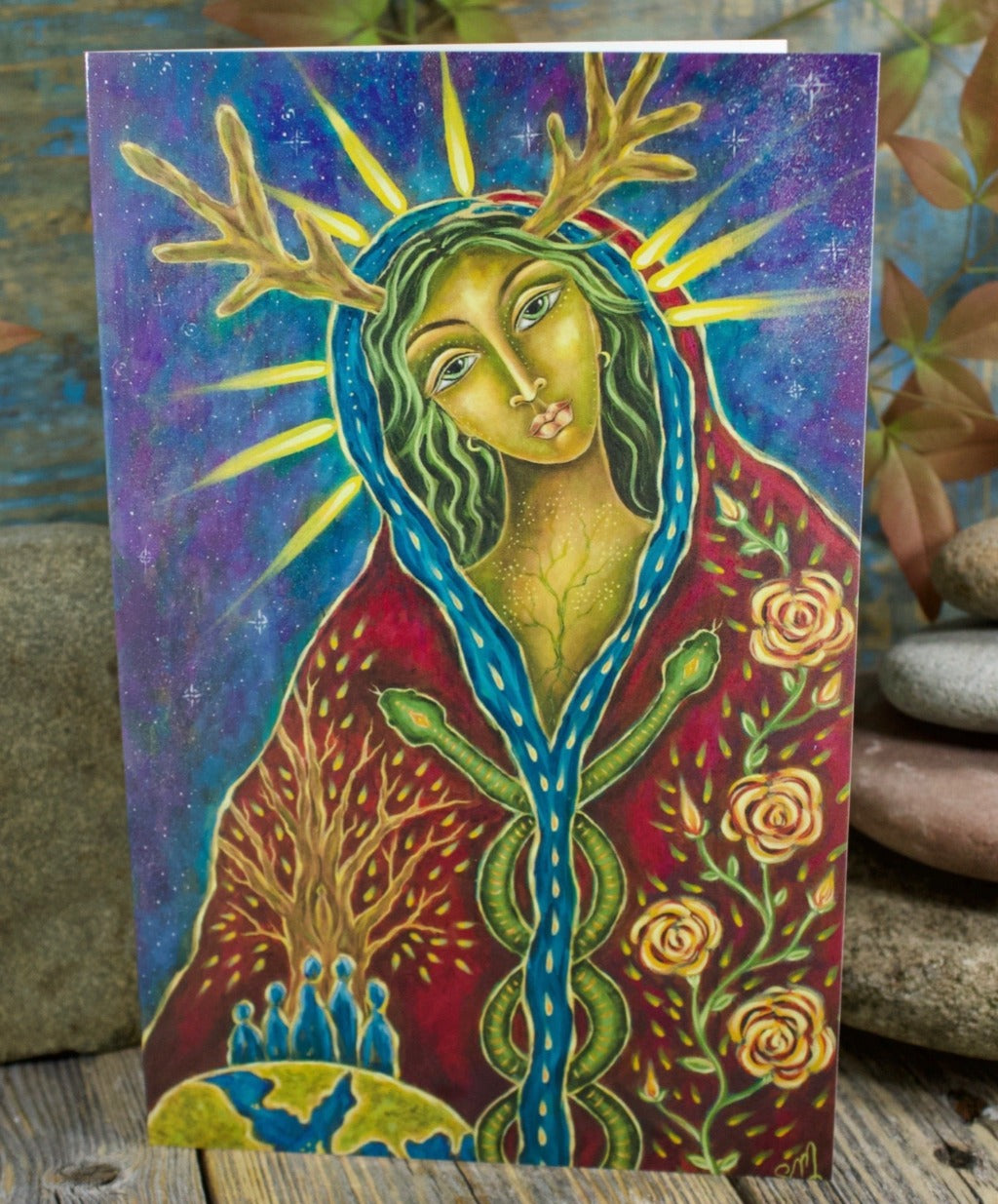 A Prayer for All Life - Blank Greeting Card