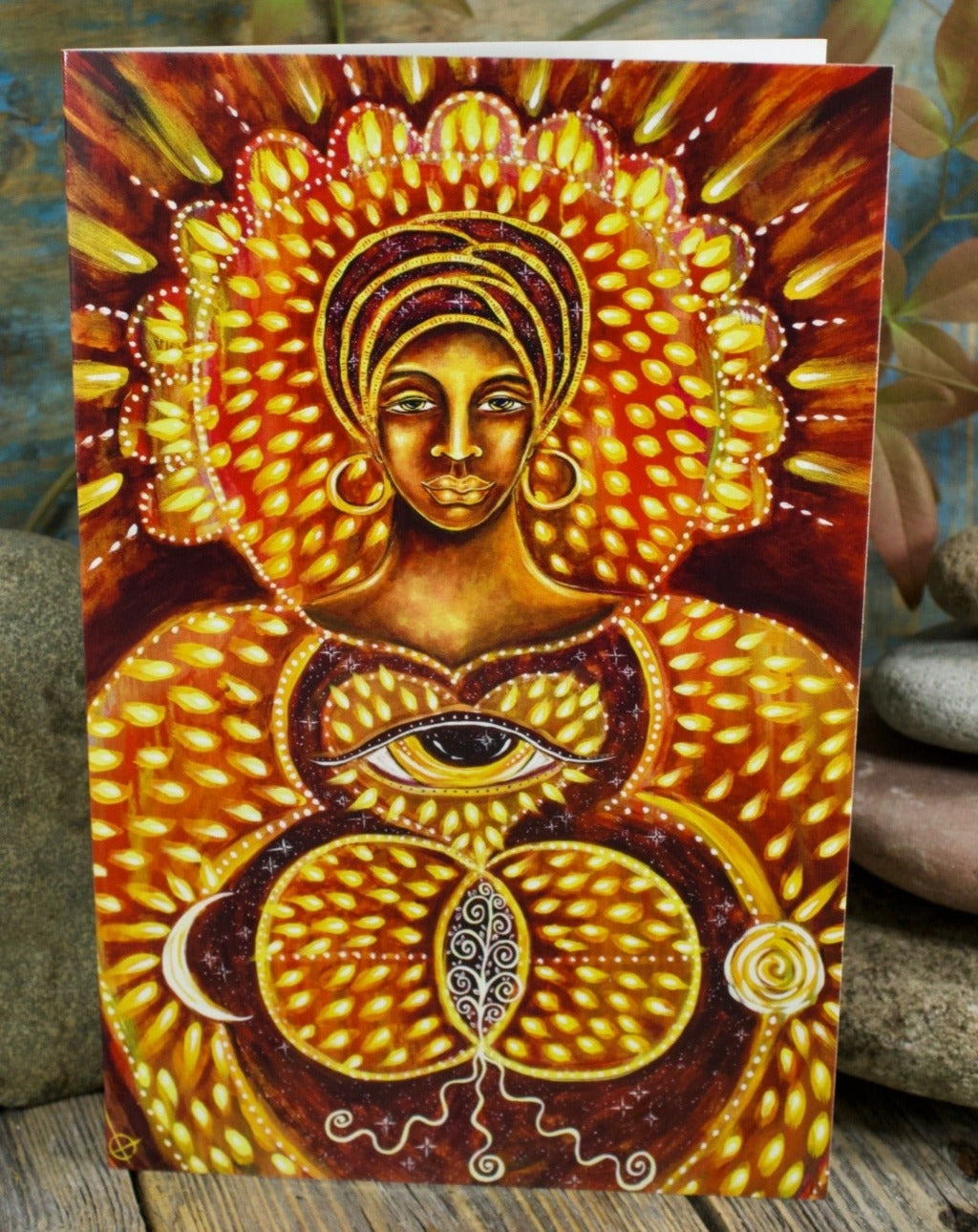 Our Lady of 10,000 Names - Blank Greeting Card
