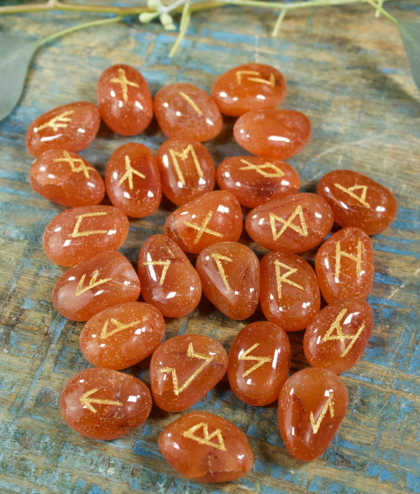 Carnelian Rune Stones