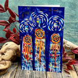 The Watchers - Blank Greeting Card