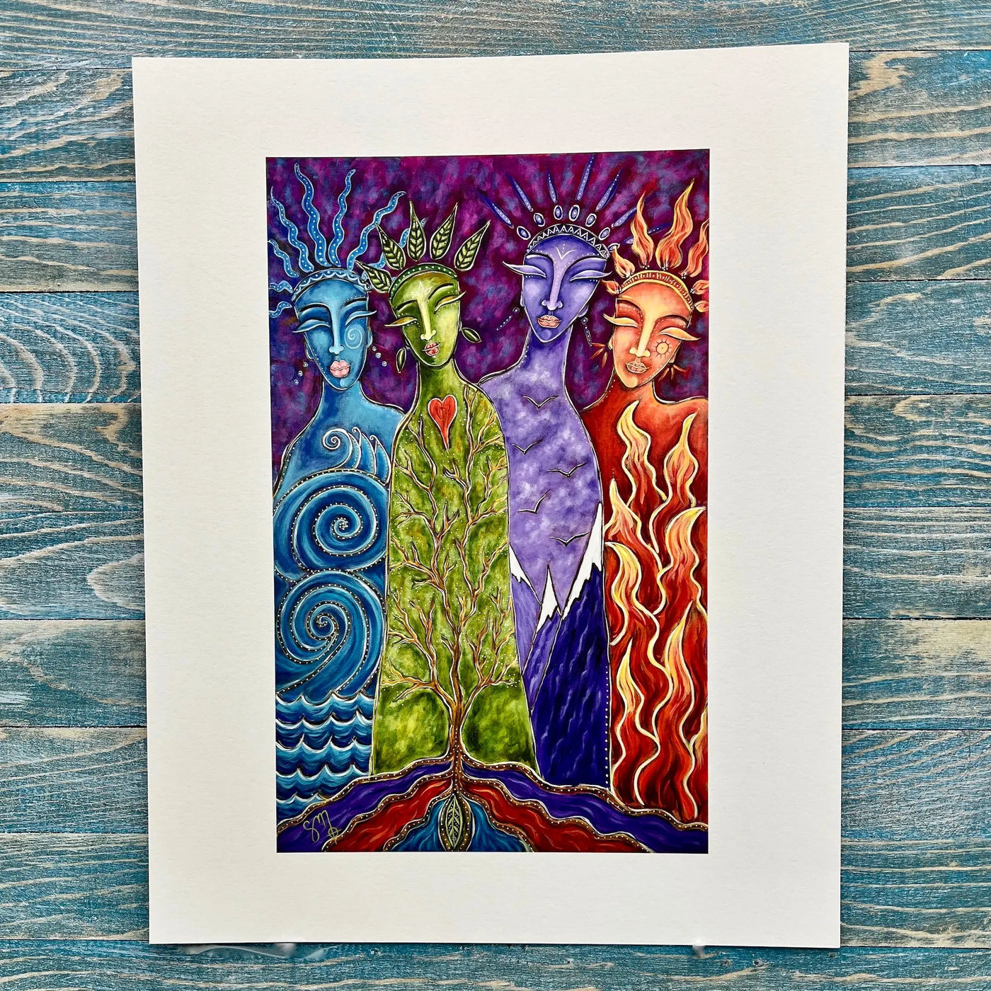 Sacred Sisters Art Print