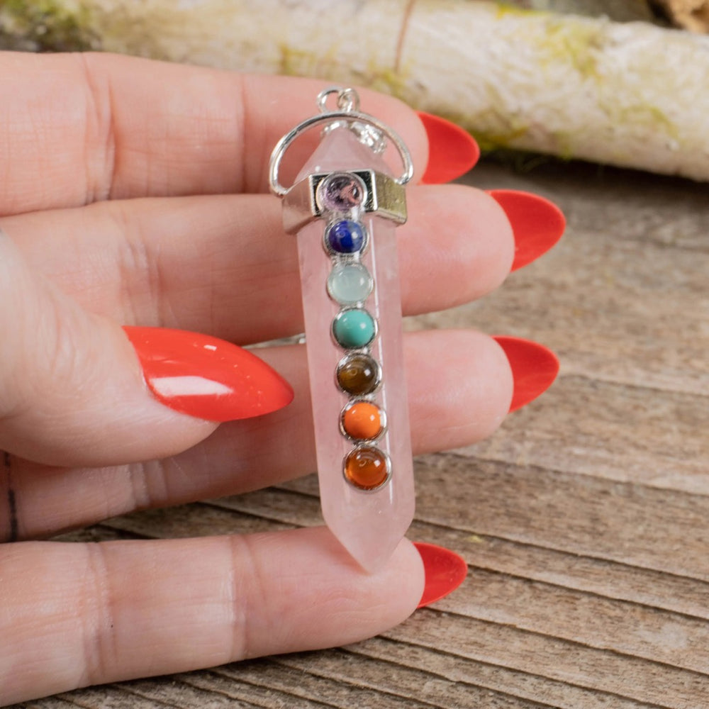 Whitestone Jewelry Co. Chakra Stone Rings – Natural Agate Bands For Men & Women, Stackable Energy Balance Rings Size 4.5-15