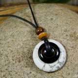 Black Jasper & Howlite Destiny Duo Necklace