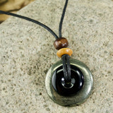 Black Jasper & Pyrite Destiny Duo Necklace