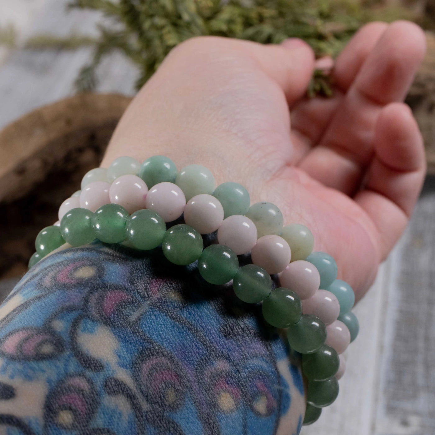 Emotional Balance & Well-Being Intention Bracelet Set