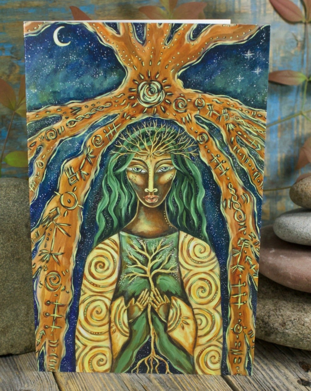Faerie Queen Blank Greeting Art Card
