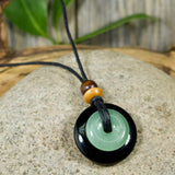 Green Aventurine & Black Jasper Destiny Duo Necklace