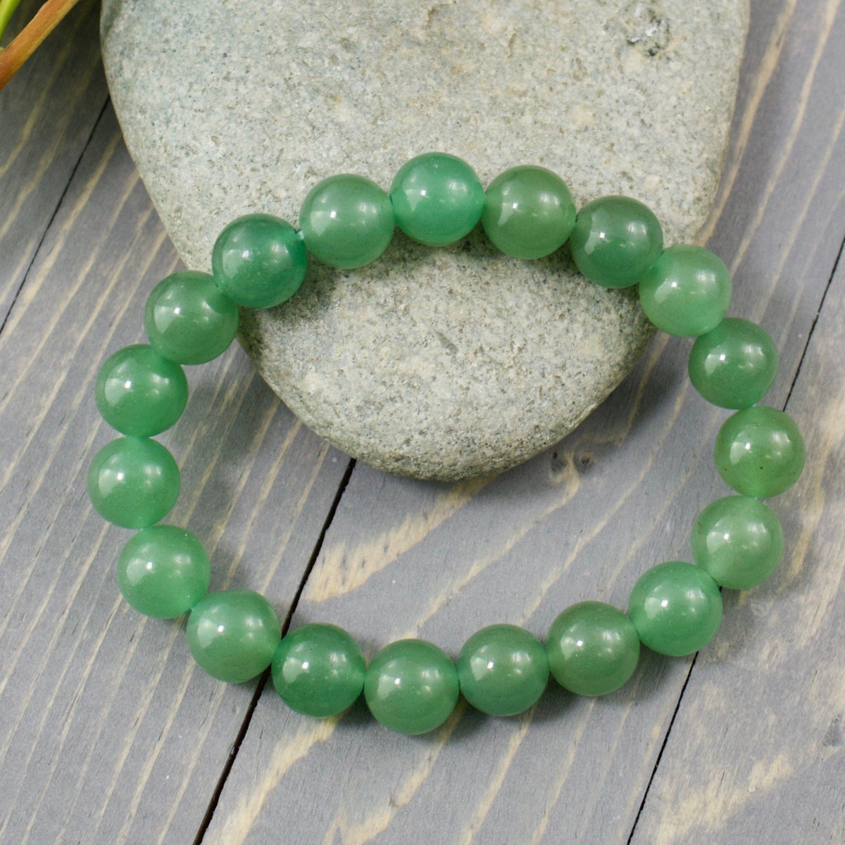 Green Aventurine Bracelet, 10mm 
