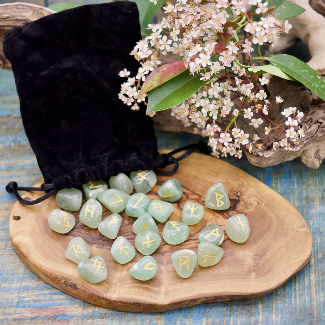 Runes - Stone Runes, Gemstone Runes, Rune Stones Set – RockMama.com