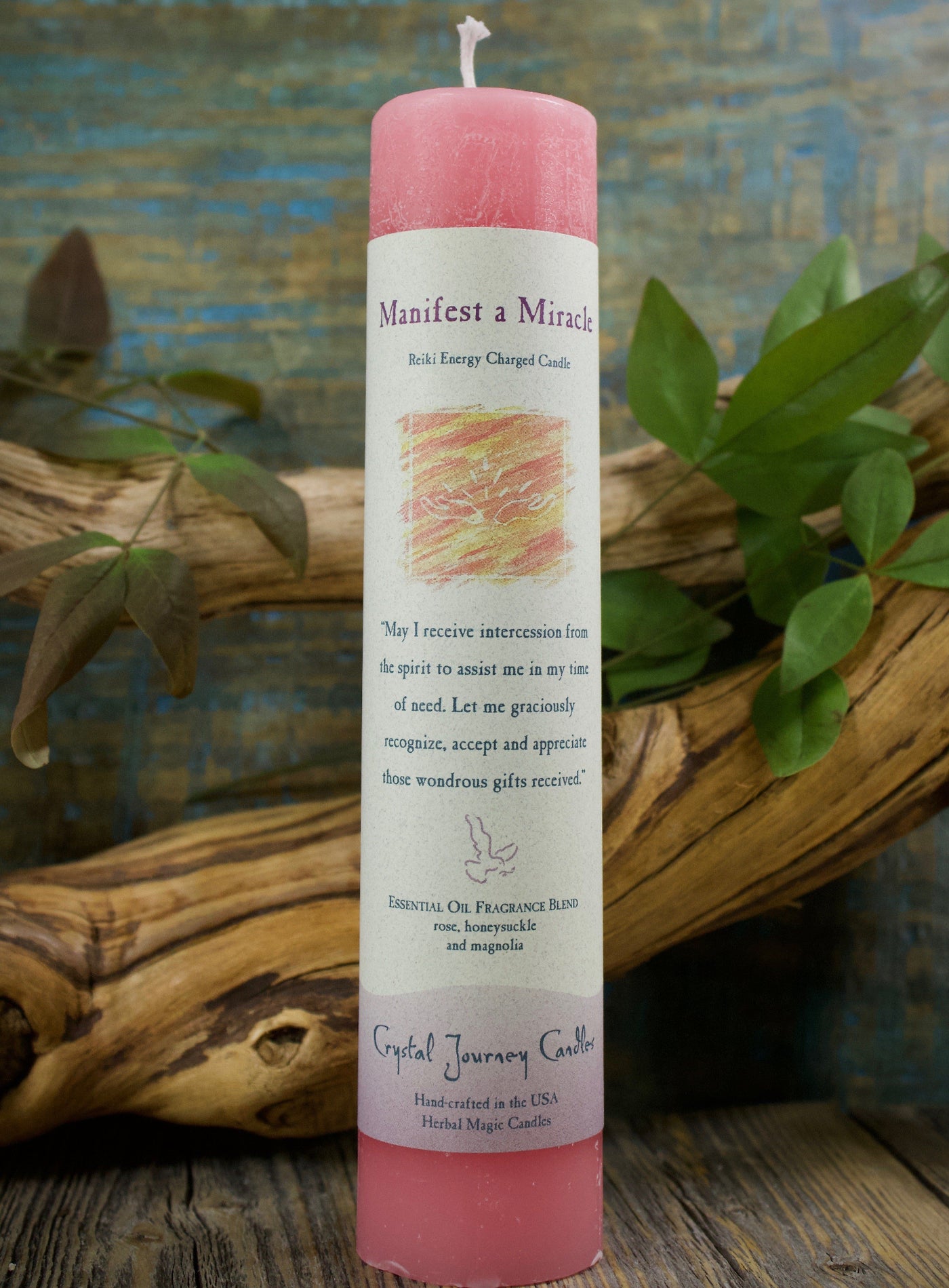 Manifest A Miracle
Herbal Magic Candle