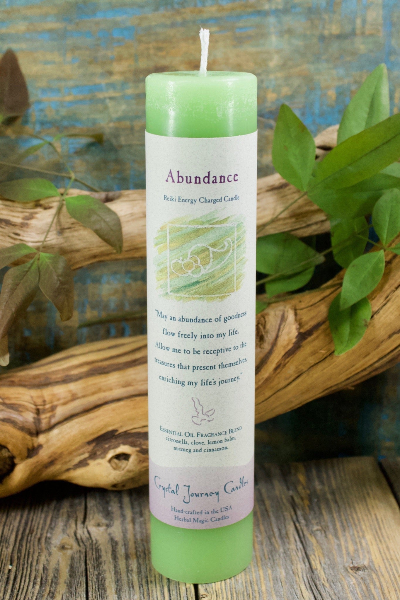 Abundance Herbal Magic Candle