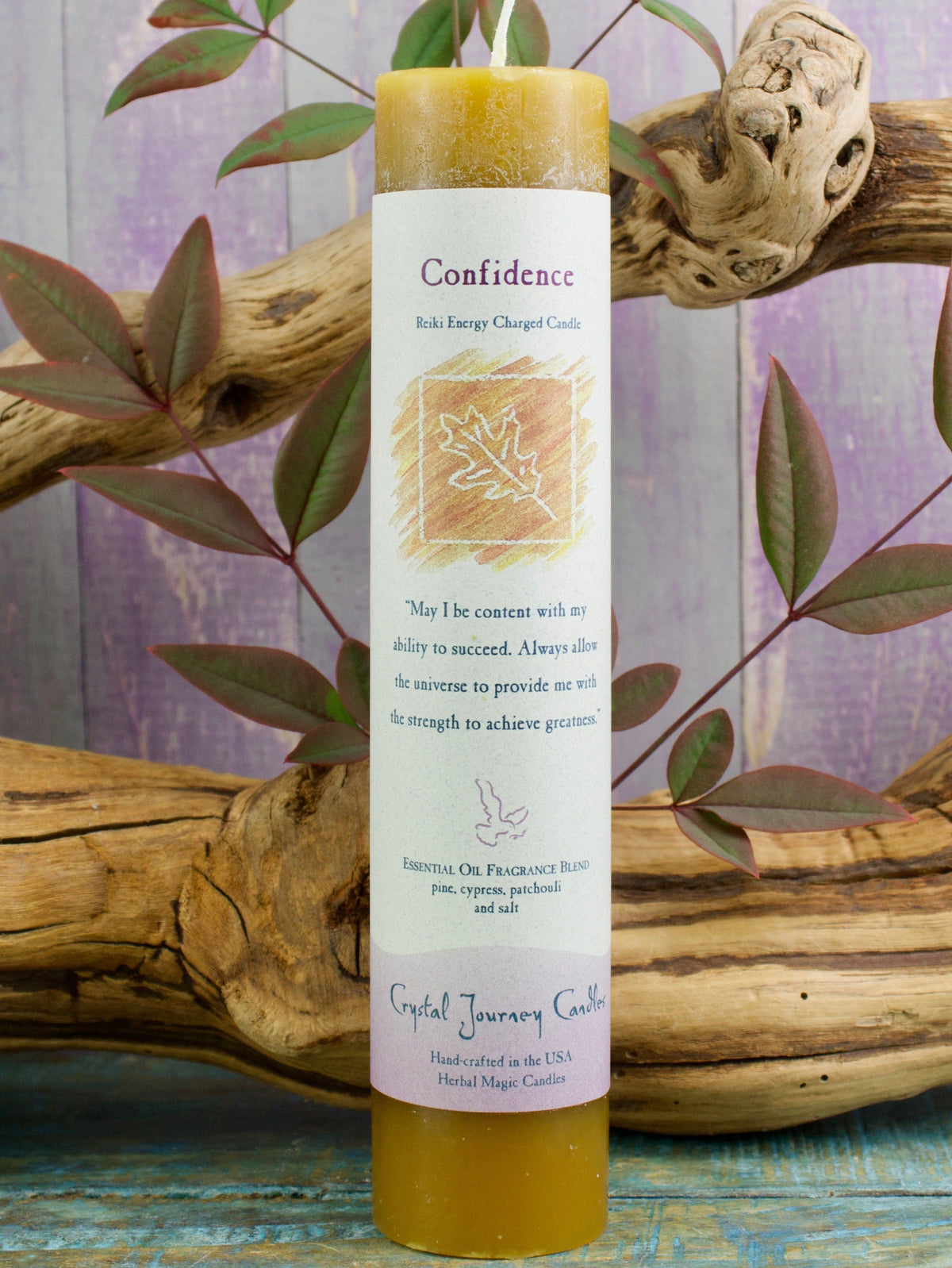 Confidence Herbal Magic Candle