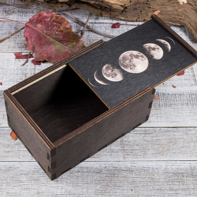 Moon Phase Wooden Box